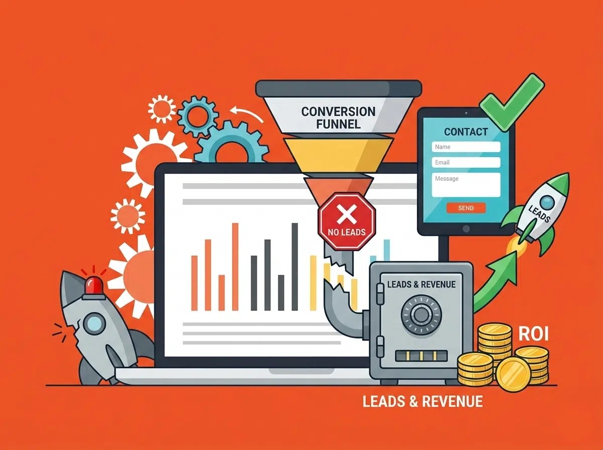Why your website has traffic but no leads (and how to improve it!)