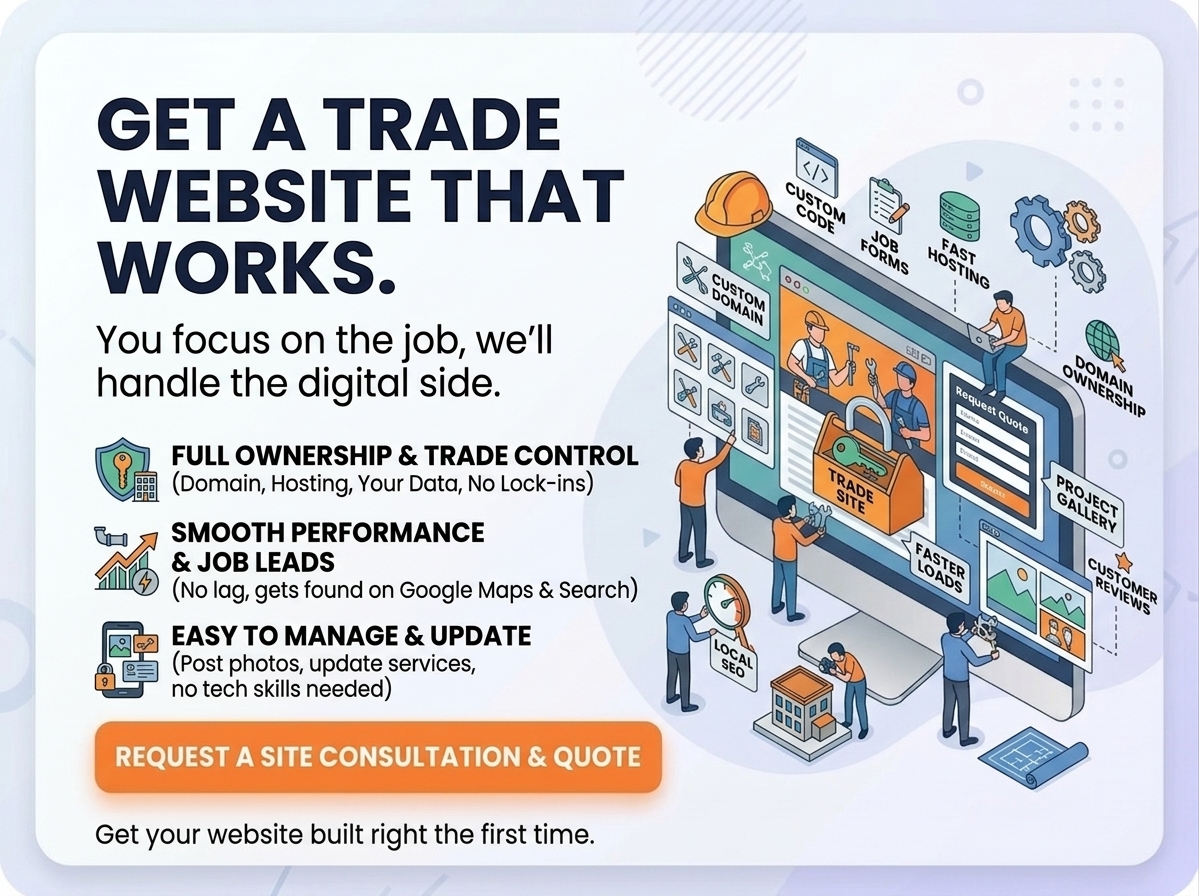 Custom Website Design for Tradies